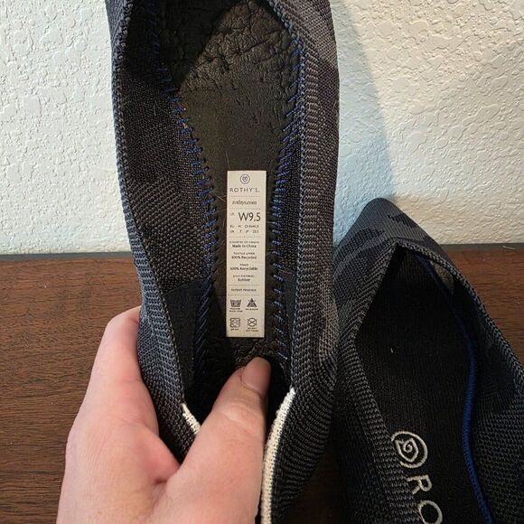 ROTHYS The Point Dark Camo Ballet Flat Shoes Sz 9.5 - Picture 8 of 8